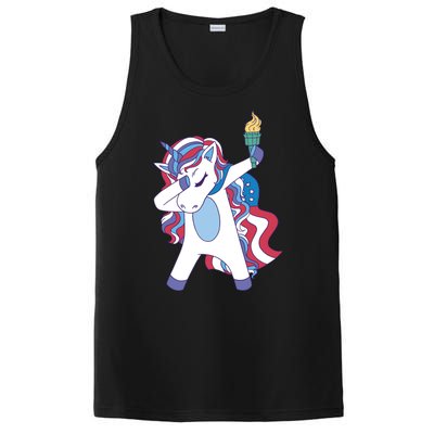 USA Unicorn Dabbing PosiCharge Competitor Tank