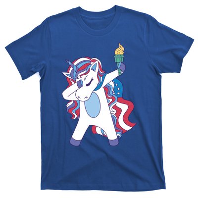 USA Unicorn Dabbing T-Shirt