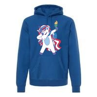 USA Unicorn Dabbing Premium Hoodie