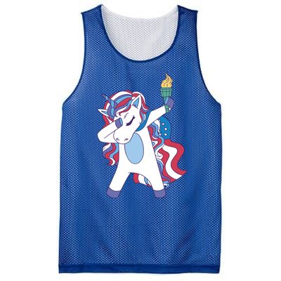 USA Unicorn Dabbing Mesh Reversible Basketball Jersey Tank