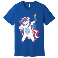 USA Unicorn Dabbing Premium T-Shirt