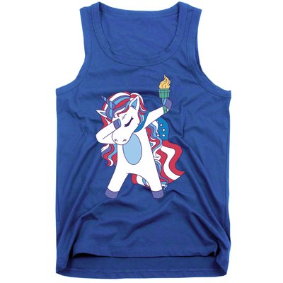 USA Unicorn Dabbing Tank Top