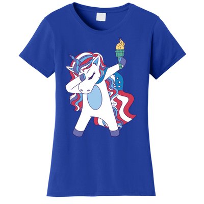 USA Unicorn Dabbing Women's T-Shirt