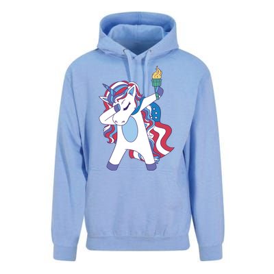 USA Unicorn Dabbing Unisex Surf Hoodie