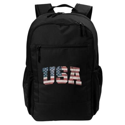 Usa Us Flag Patriotic 4th Of July America Gift Backpack