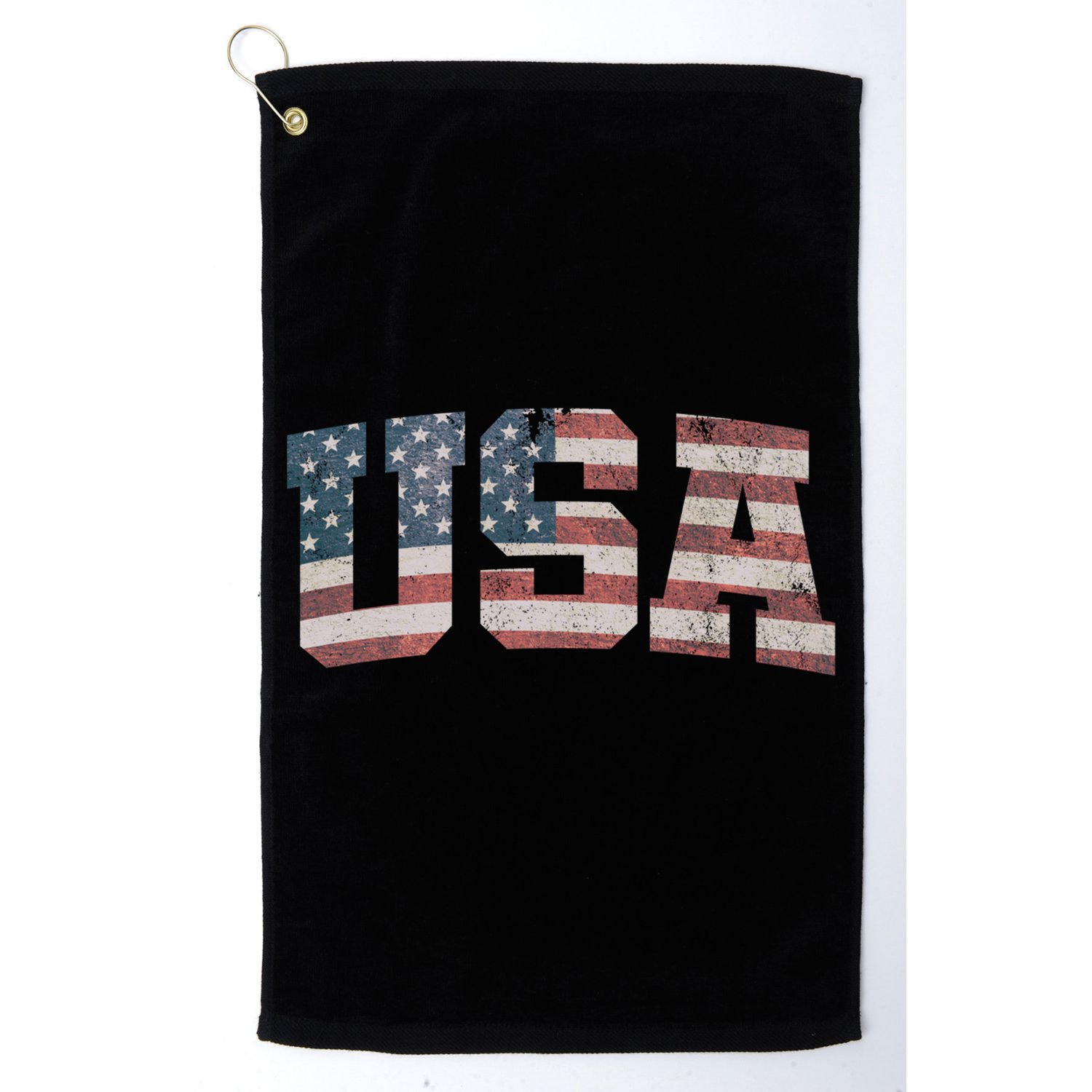 Usa Us Flag Patriotic 4th Of July America Gift Golf Towel
