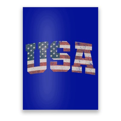 Usa Us Flag Patriotic 4th Of July America Gift Poster