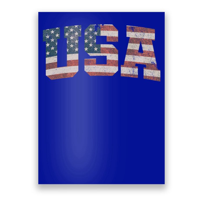 Usa Us Flag Patriotic 4th Of July America Gift Poster