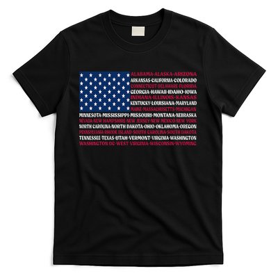 USA US Flag Patriotic Vintage T-Shirt
