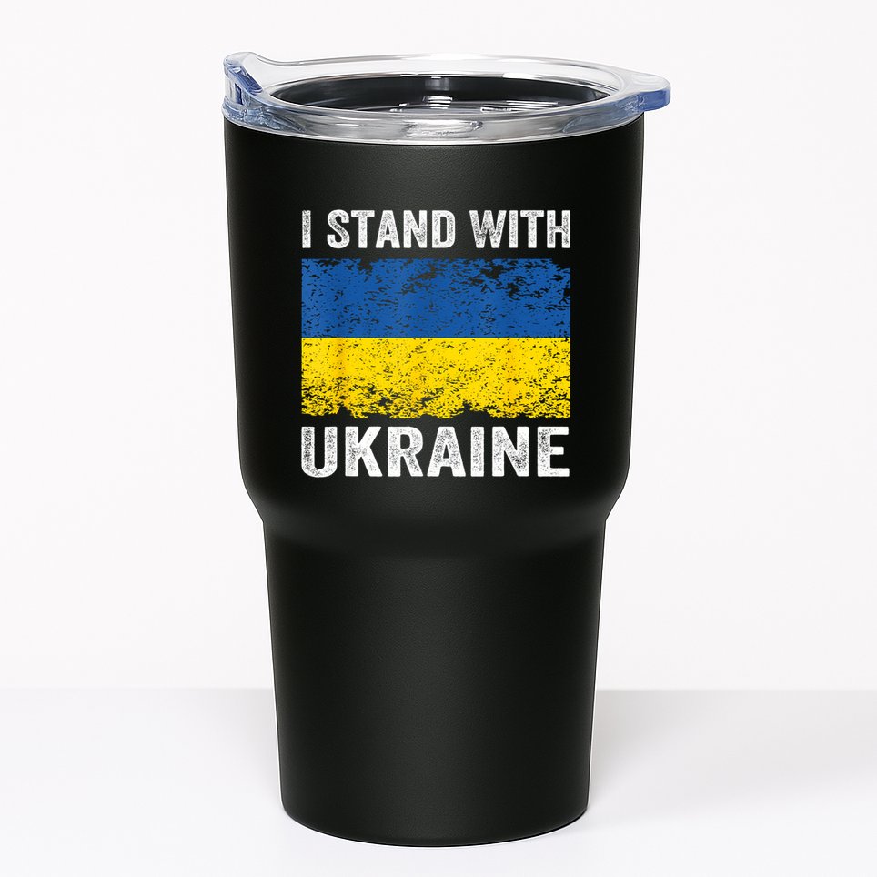 Ukraine Ukrainian Flag Pride Gifts Vintage Tumbler