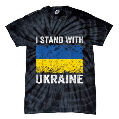 Ukraine Ukrainian Flag Pride Gifts Vintage Tie-Dye T-Shirt