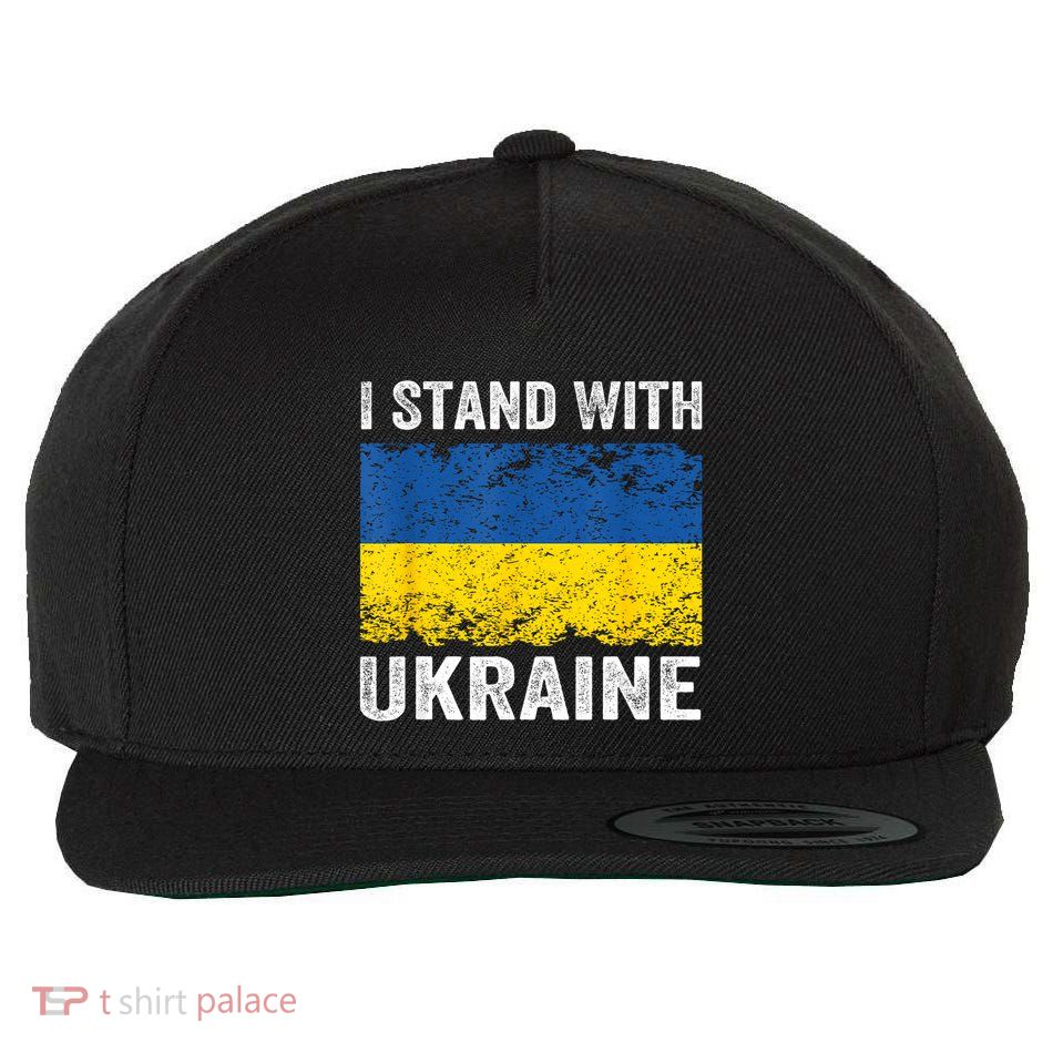 Ukraine Ukrainian Flag Pride Gifts Vintage Wool Snapback Cap