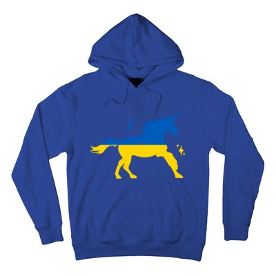 Unicorn Ukraine Flag I Stand With Ukraine Support Ukraine Cool Gift Hoodie