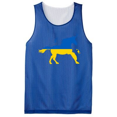 Unicorn Ukraine Flag I Stand With Ukraine Support Ukraine Cool Gift Mesh Reversible Basketball Jersey Tank