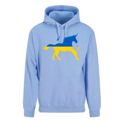 Unicorn Ukraine Flag I Stand With Ukraine Support Ukraine Cool Gift Unisex Surf Hoodie