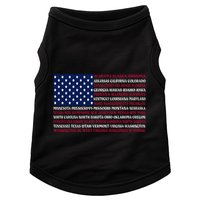 USA US Flag Patriotic For Wo Fourth of July Doggie Tank