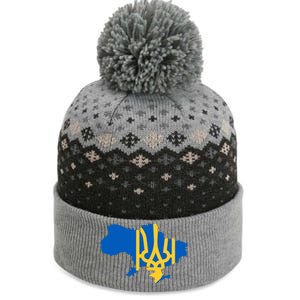 Ukraine Ukrainian Flag Ukrainians The Baniff Cuffed Pom Beanie