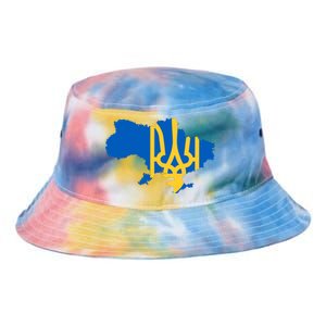 Ukraine Ukrainian Flag Ukrainians Tie Dye Newport Bucket Hat