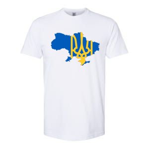 Ukraine Ukrainian Flag Ukrainians Softstyle® CVC T-Shirt