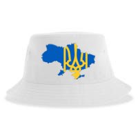 Ukraine Ukrainian Flag Ukrainians Sustainable Bucket Hat