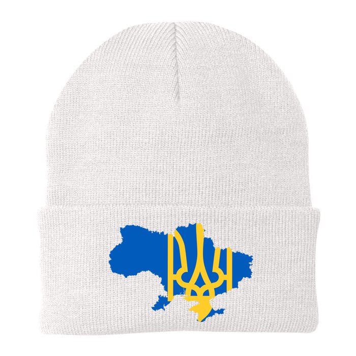 Ukraine Ukrainian Flag Ukrainians Knit Cap Winter Beanie