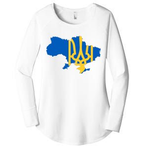 Ukraine Ukrainian Flag Ukrainians Women's Perfect Tri Tunic Long Sleeve Shirt