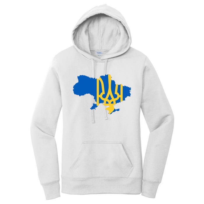 Ukraine Ukrainian Flag Ukrainians Women's Pullover Hoodie