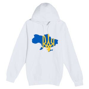 Ukraine Ukrainian Flag Ukrainians Premium Pullover Hoodie