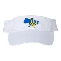 Ukraine Ukrainian Flag Ukrainians Valucap Bio-Washed Visor