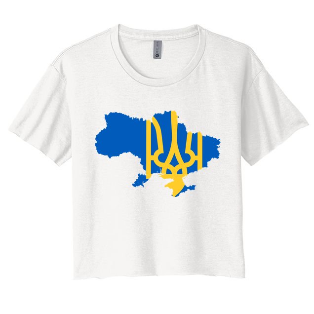 Ukraine Ukrainian Flag Ukrainians Crop Top