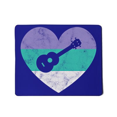 Ukulele Ukelele Gift Teens And Retro Vintage Gift Mousepad