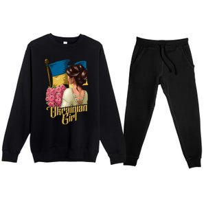 Ukrainian Ukraine Homeland Country Odessa Kiev Freedom Gift Premium Crewneck Sweatsuit Set