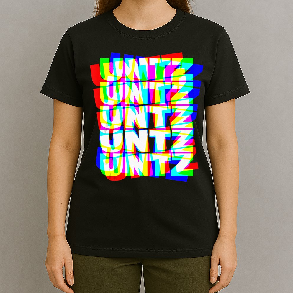 Untz Untz Hardstyle Techno Rave EDM Music DJ Festival Raver T-Shirt