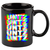 Untz Untz Hardstyle Techno Rave EDM Music DJ Festival Raver 11oz C Handle Ceramic Mug