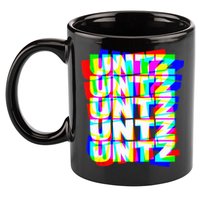 Untz Untz Hardstyle Techno Rave EDM Music DJ Festival Raver 11oz C Handle Ceramic Mug