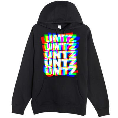 Untz Untz Hardstyle Techno Rave EDM Music DJ Festival Raver Premium Pullover Hoodie