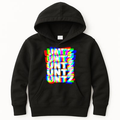 Untz Untz Hardstyle Techno Rave EDM Music DJ Festival Raver Kids Hoodie