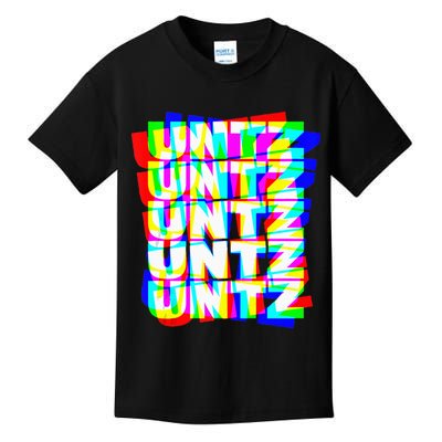 Untz Untz Hardstyle Techno Rave EDM Music DJ Festival Raver Kids T-Shirt