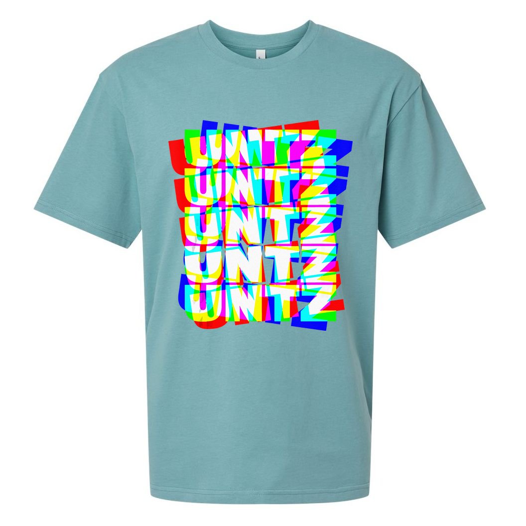 Untz Untz Hardstyle Techno Rave EDM Music DJ Festival Raver Sueded Cloud Jersey T-Shirt