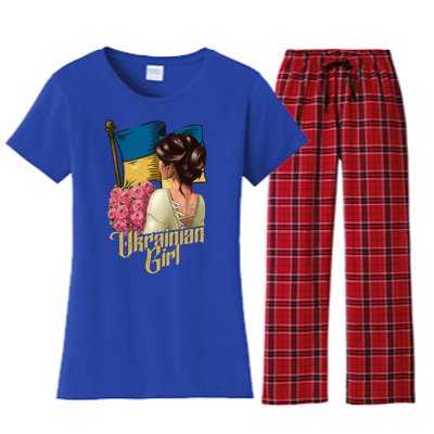 Ukrainian Ukraine Homeland Country Odessa Kiev Freedom Gift Women's Flannel Pajama Set