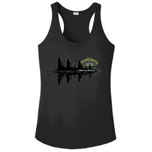 UFO UAP I Want To Believe Aliens Exist Flying Saucer Ladies PosiCharge Competitor Racerback Tank