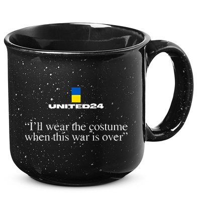 United24 Ukraine ILl Wear The Costume When The War Is Over 15oz Campfire Ceramic Mug