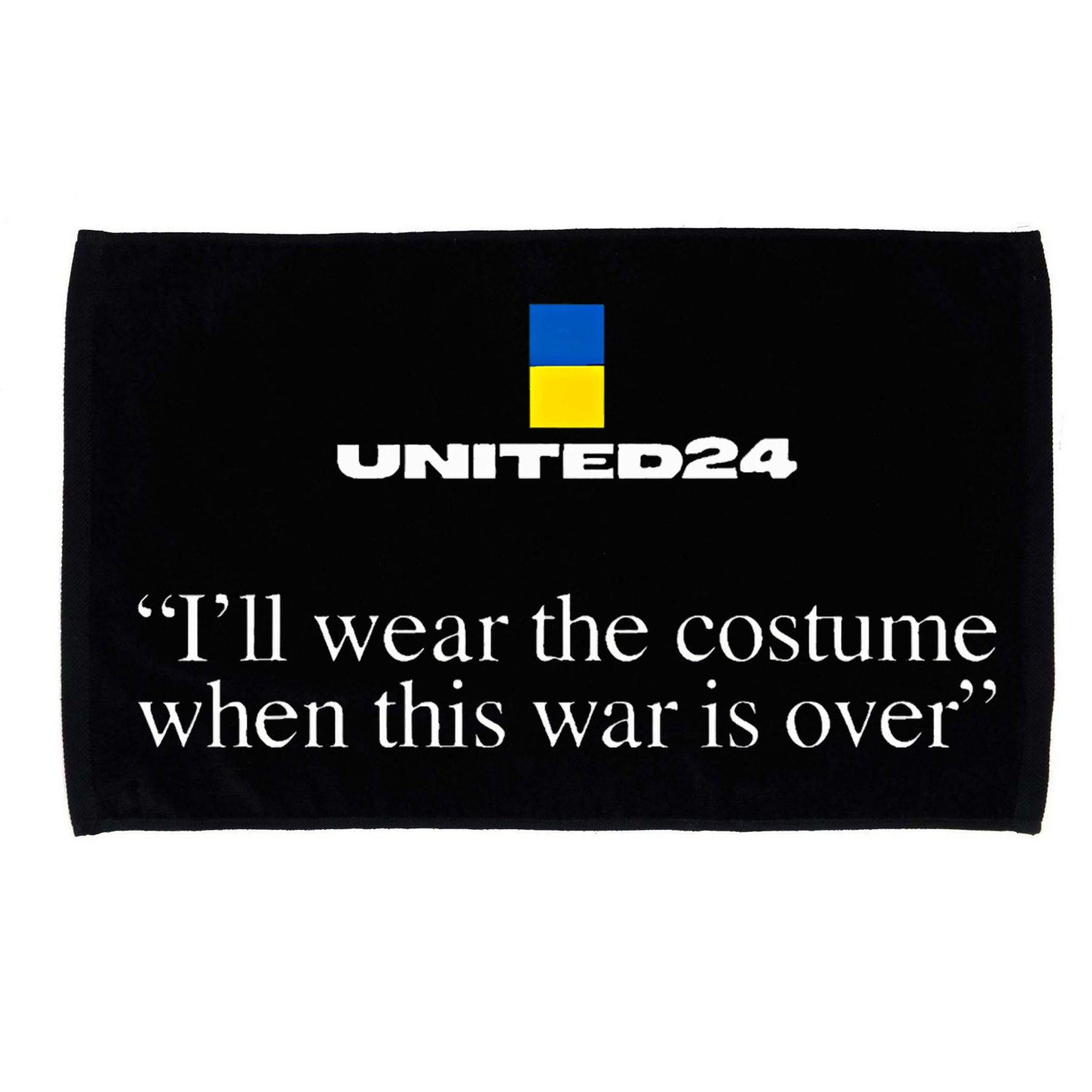 United24 Ukraine ILl Wear The Costume When The War Is Over Microfiber Hand Towel