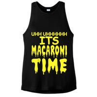 Uhh Uhhhhh It's Macaroni Time Ladies PosiCharge Tri-Blend Wicking Tank