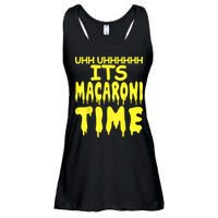 Uhh Uhhhhh It's Macaroni Time Ladies Essential Flowy Tank