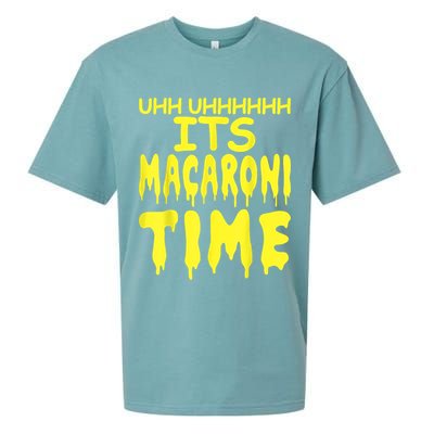 Uhh Uhhhhh It's Macaroni Time Sueded Cloud Jersey T-Shirt