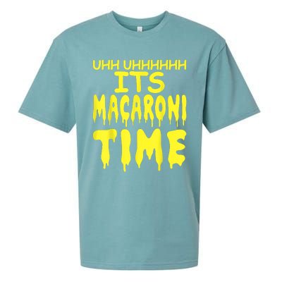 Uhh Uhhhhh It's Macaroni Time Sueded Cloud Jersey T-Shirt