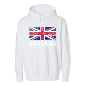 Uk Union Jack England Flag Pride Country Home Nation Family Gift Garment-Dyed Fleece Hoodie