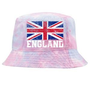 Uk Union Jack England Flag Pride Country Home Nation Family Cool Gift Tie-Dyed Bucket Hat