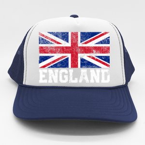 Uk Union Jack England Flag Pride Country Home Nation Family Cool Gift Trucker Hat